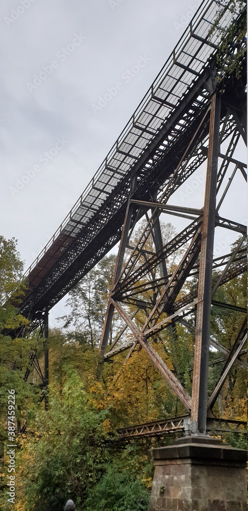 railway bridge over the river