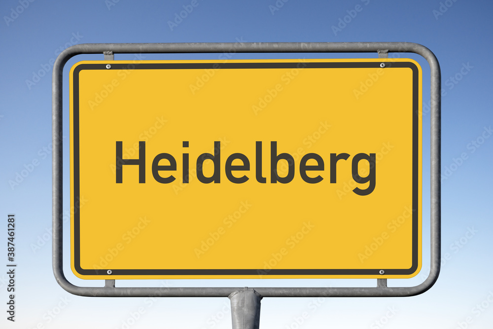 Ortstafel Heidelberg, (Symbolbild)
