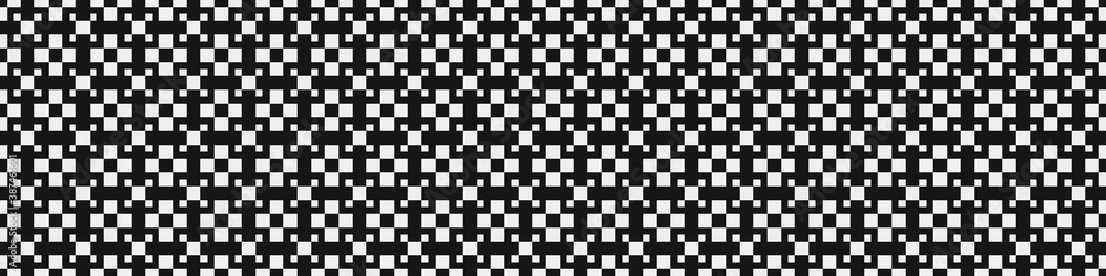 Fototapeta premium Abstract Cross Pattern Dots Logo generative computational art illustration