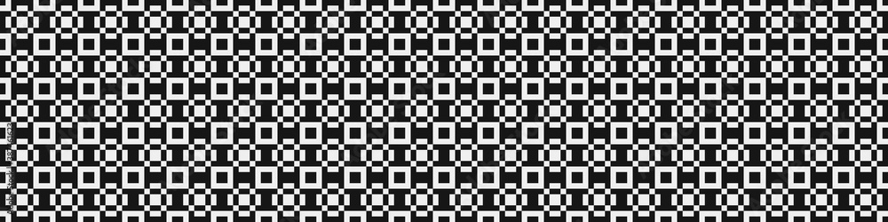 Fototapeta premium Abstract Cross Pattern Dots Logo generative computational art illustration