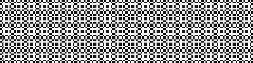 Fototapeta premium Abstract Cross Pattern Dots Logo generative computational art illustration