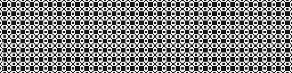 Fototapeta premium Abstract Cross Pattern Dots Logo generative computational art illustration