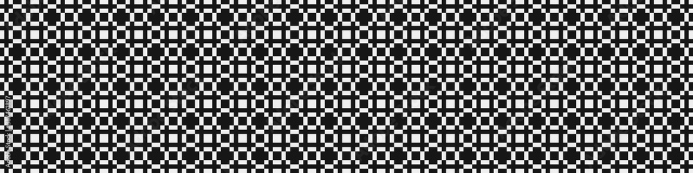 Fototapeta premium Abstract Cross Pattern Dots Logo generative computational art illustration