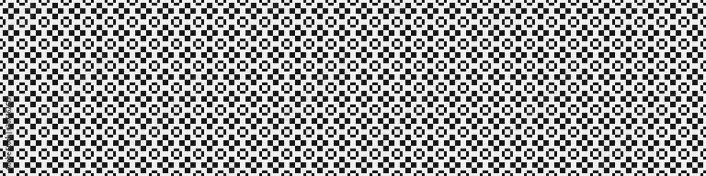 Fototapeta premium Abstract Cross Pattern Dot generative computational art illustration