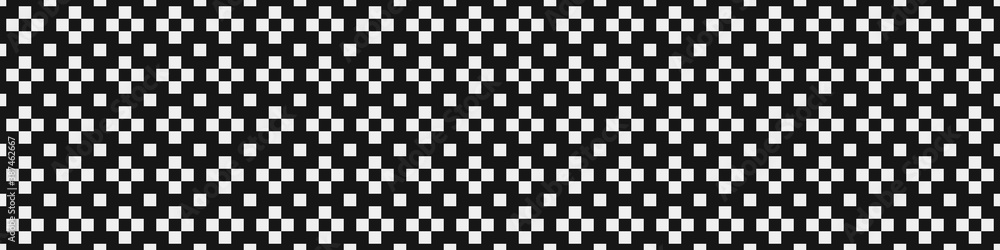 Fototapeta premium Abstract Cross Pattern Dots Logo generative computational art illustration