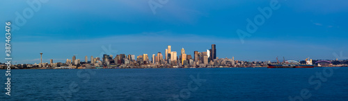Seattle Panorama from Alki Point #387463476