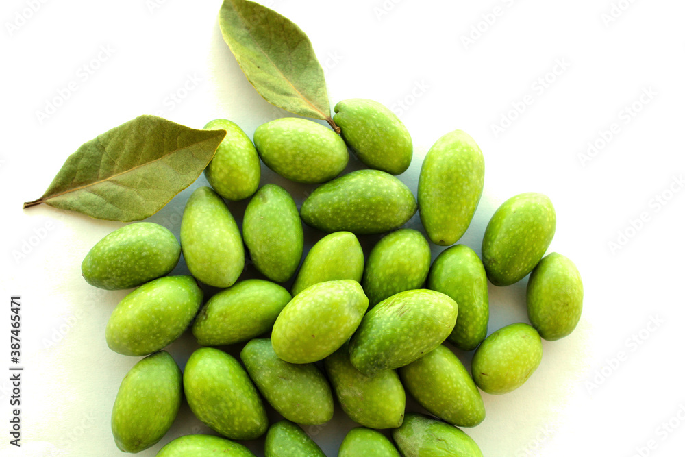 natural green olives harvested natural green olives harvested