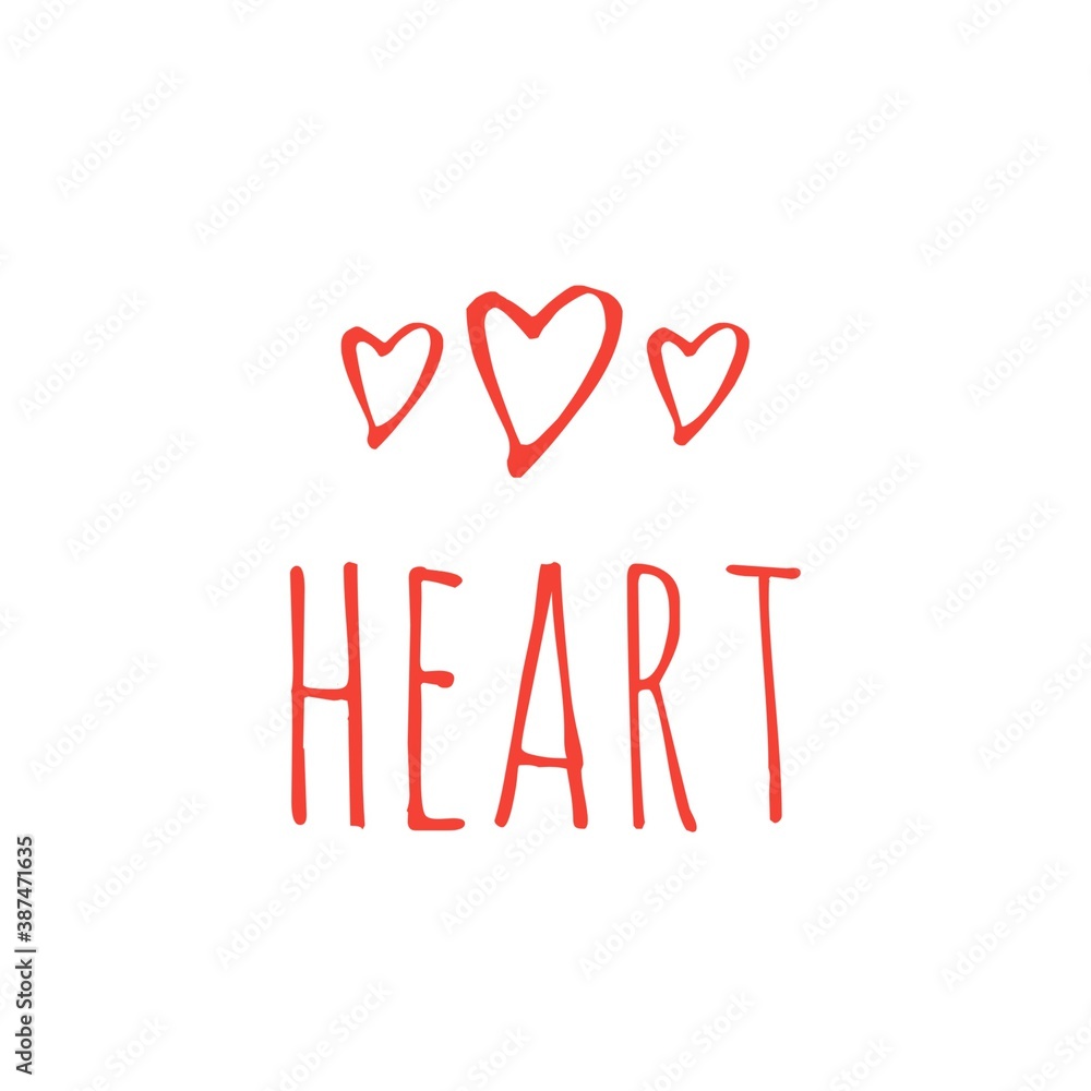 ''Heart'' / Love / Design / To print / For design development / For web/app design