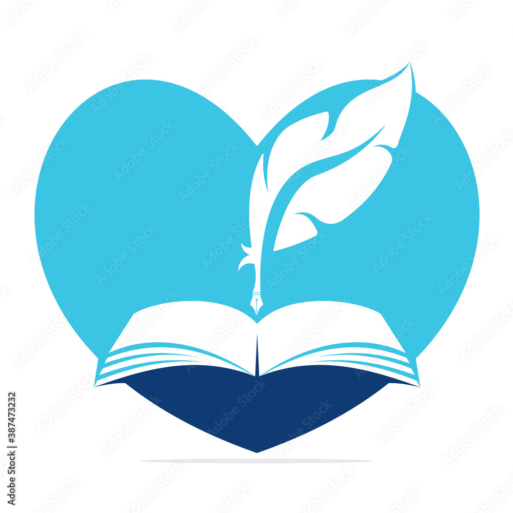 Love Judicial Quill Writing On Open Book. Judgment Certificate Or Police Document Vector. Education Book Quill Heart Vector Template Design. Love Judicial Quill Writing On Open Book. Judgment Certificate Or Police Document Vector. Education Book Quill Heart Vector Template Design.