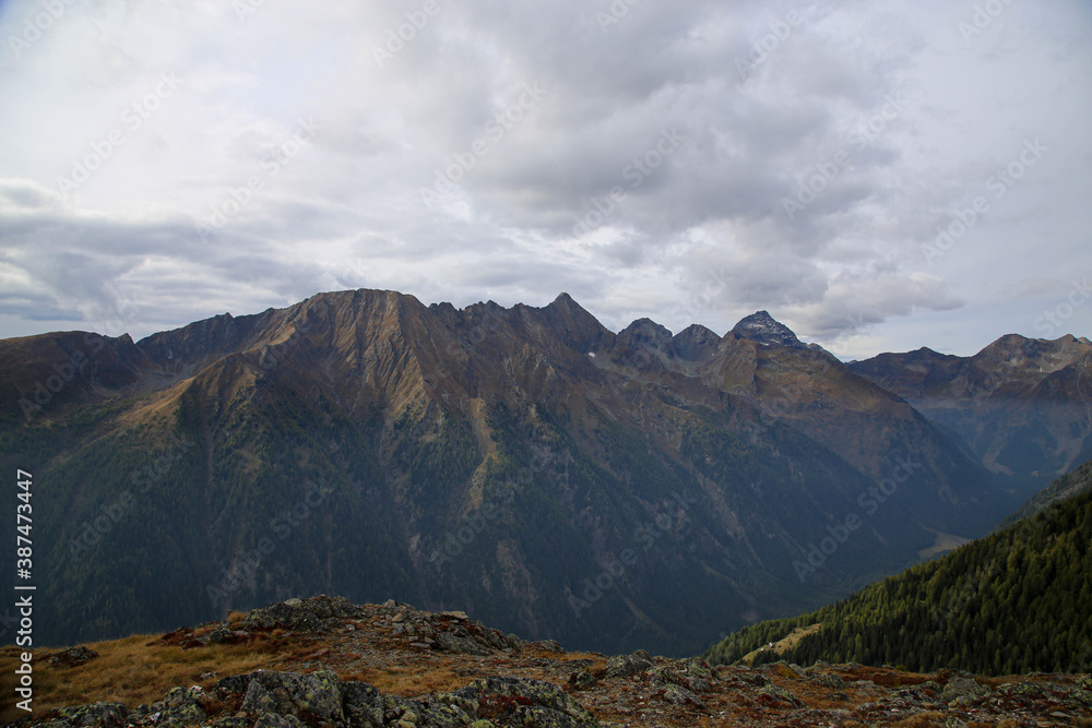 Panorama in the Austrian Alps high above Sankt Michael Lungau, Austria Panorama in the Austrian Alps high above Sankt Michael Lungau, Austria