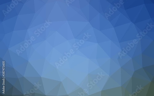 Fototapeta Naklejka Na Ścianę i Meble -  Light BLUE vector low poly texture.