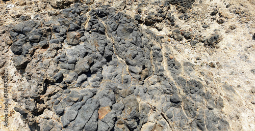 Volcanic texture close up. Volcanic rock background. Lava background.