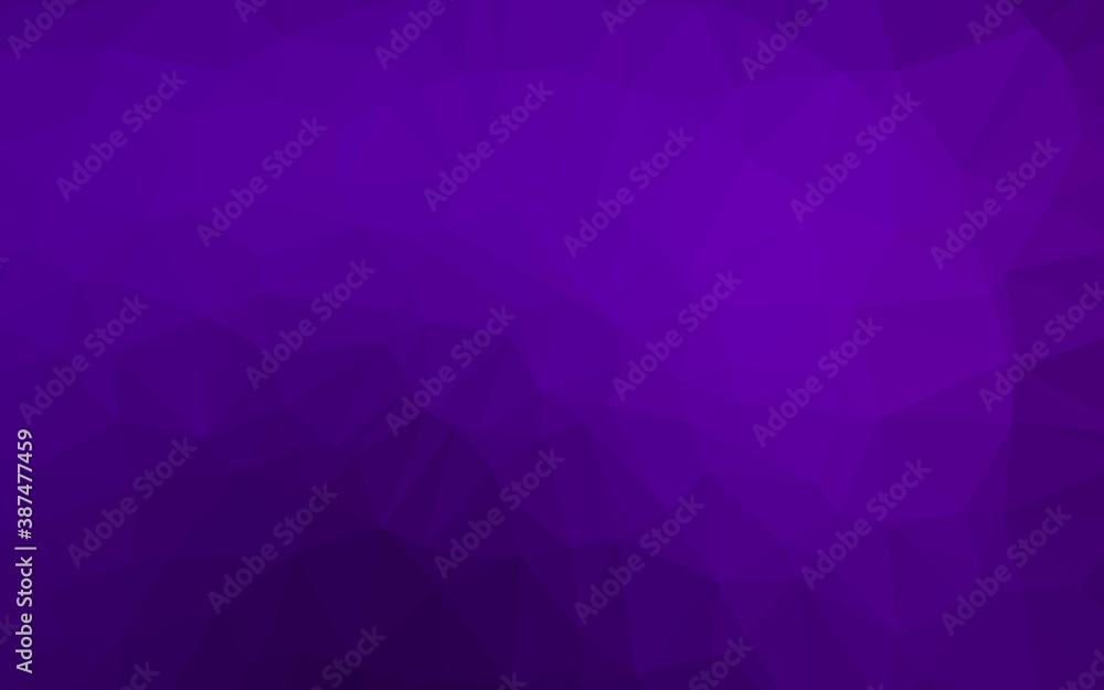 Dark Purple vector low poly layout. Dark Purple vector low poly layout.