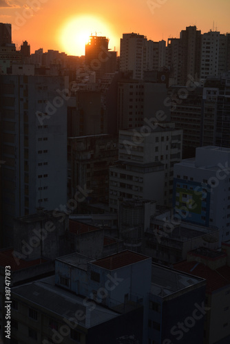 Sao Paulo Centro sunset
