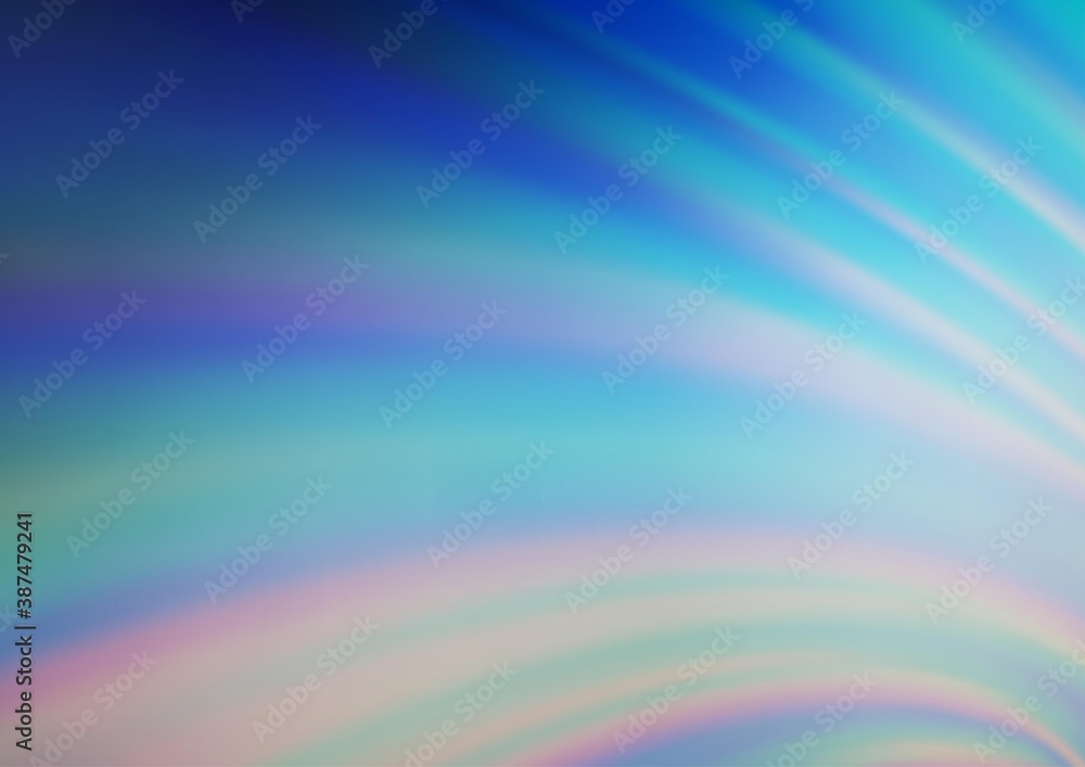 Light BLUE vector glossy abstract template. Light BLUE vector glossy abstract template.