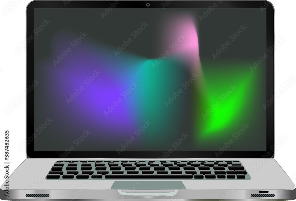 Aluminum laptop with interesting keyboard Aluminum laptop with interesting keyboard