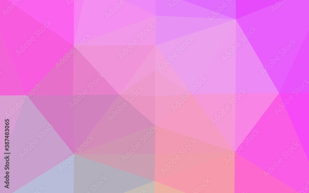 Light Pink vector polygon abstract backdrop. Light Pink vector polygon abstract backdrop.