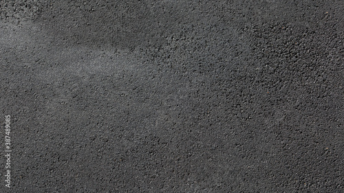 Obraz na plátně texture tarmac road surface pedestrian pavement smooth dark gray asphalt with copy space, nobody