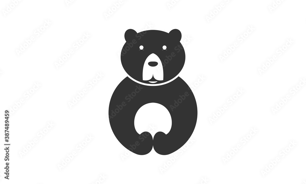Bear cartoon illustration vector Bear cartoon illustration vector