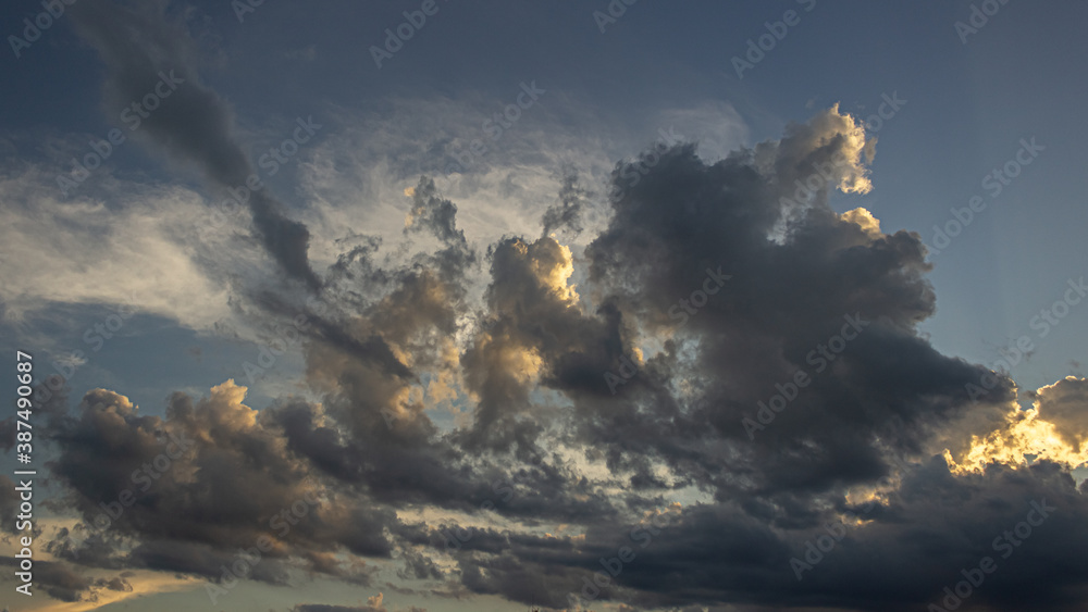 landscape with clouds