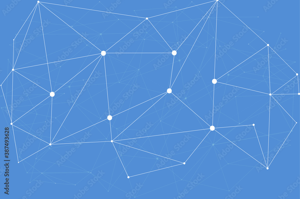 Network abstract connection isolated on blue background. Network technology background with dots and lines. Ai background. Modern abstract concept. Ai vector, network technology Network abstract connection isolated on blue background. Network technology background with dots and lines. Ai background. Modern abstract concept. Ai vector, network technology