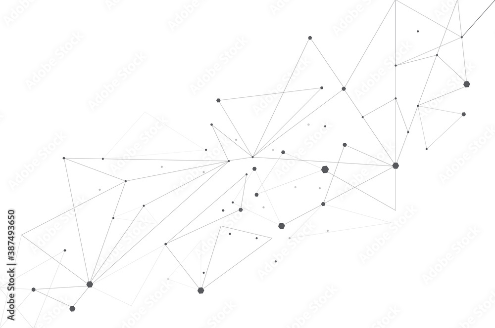 Network abstract connection isolated on white background. Network technology background with dots and lines. Ai background. Modern abstract concept. Ai vector, network technology Network abstract connection isolated on white background. Network technology background with dots and lines. Ai background. Modern abstract concept. Ai vector, network technology