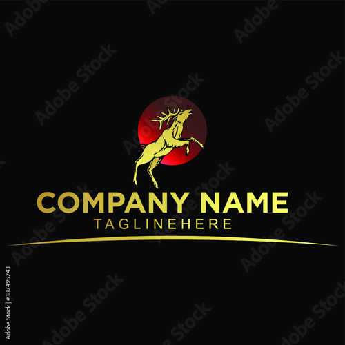 A simple and elegant deer logo design that fits your business and uses the latest Adobe illustrations.