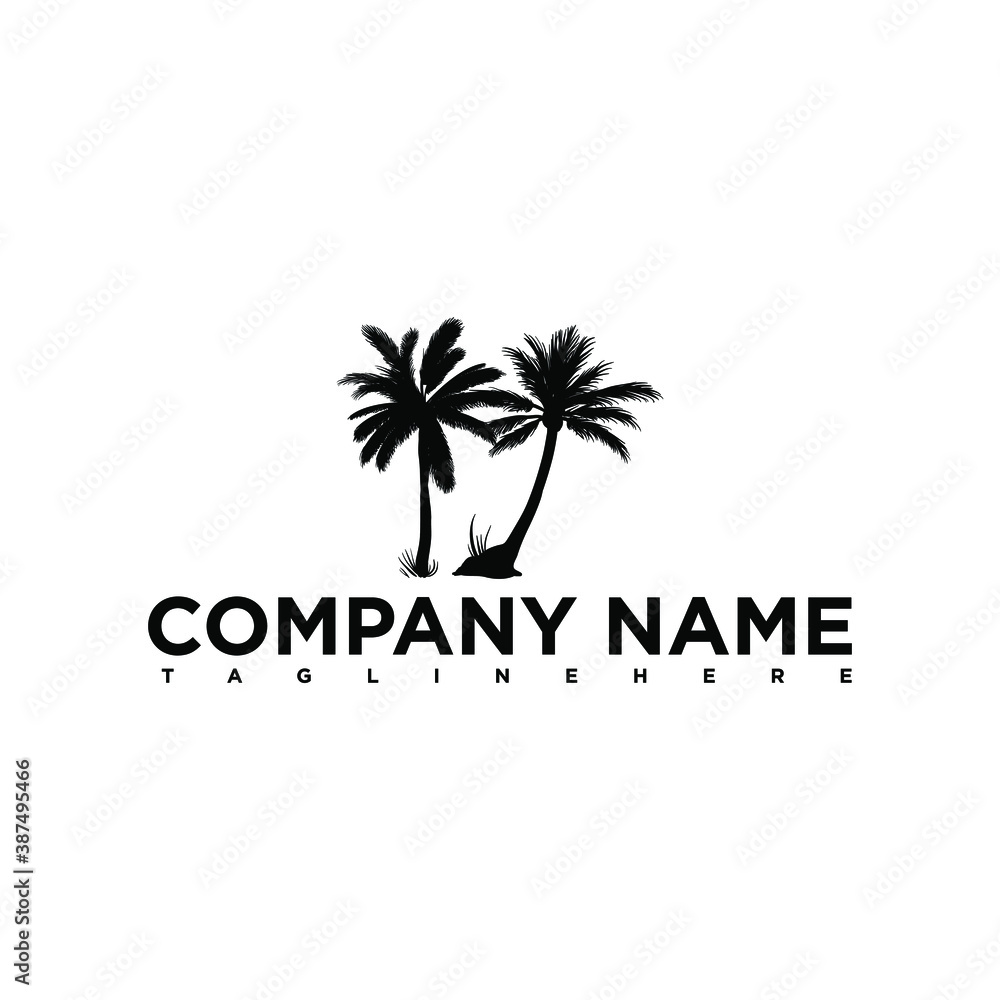 Palm logo design is simple and elegant to suit your business and uses the latest Adobe illustrations.