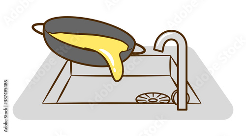 Do not put used oil down the drain