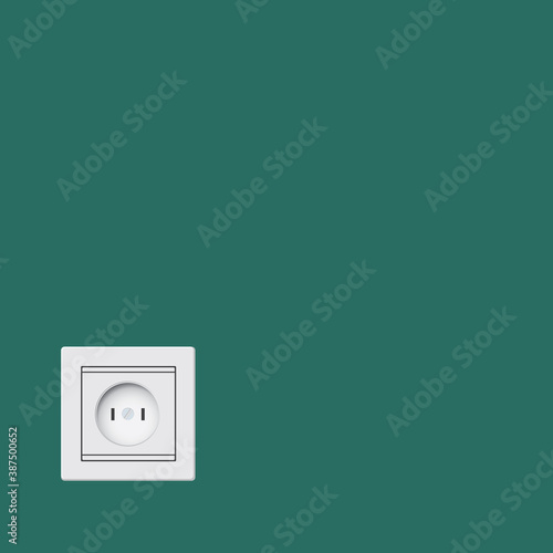 Wall mounted socket