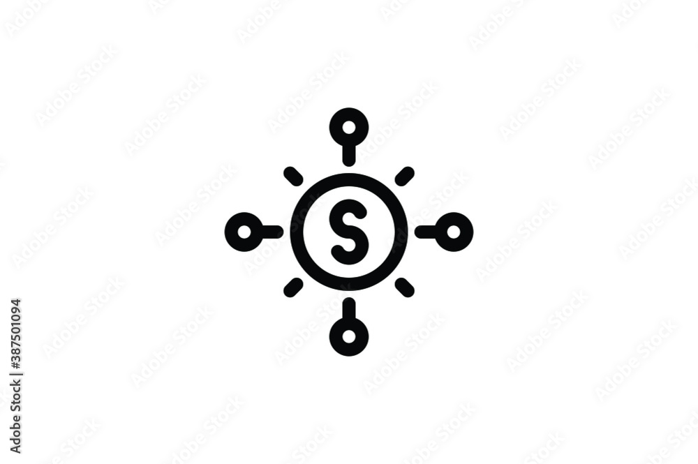 Finance Outline Icon - Money Network