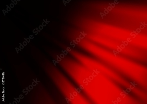Dark Red vector bokeh and colorful pattern.