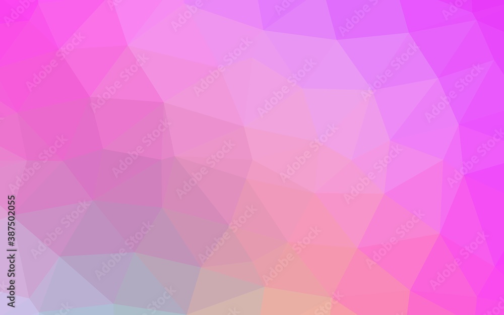Light Pink vector polygonal background. Light Pink vector polygonal background.