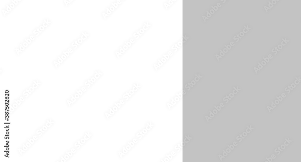 Abstract asymmetric background in two colors: gray and white. Horizontal illustration.