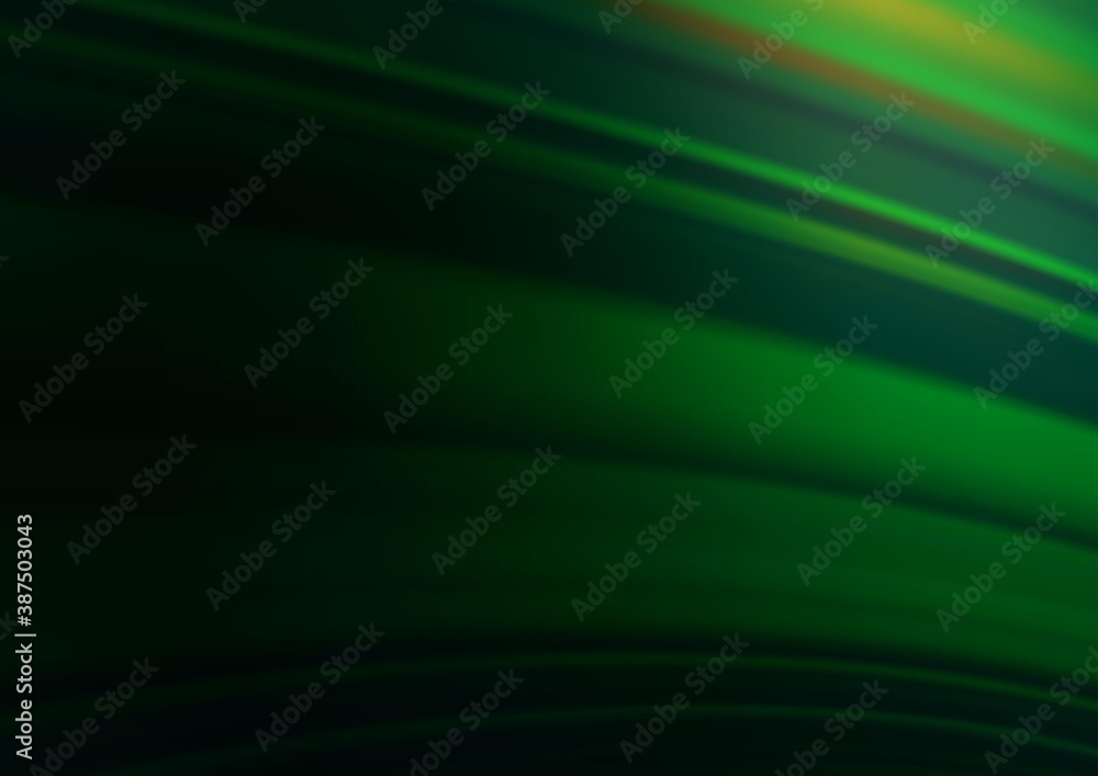 Dark Green vector abstract template. Dark Green vector abstract template.