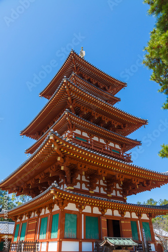 薬師寺の西塔 © Paylessimages