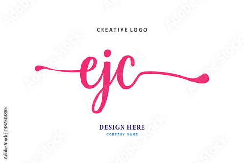 EJC font arrangement logo is simple, easy to understand and authoritative
