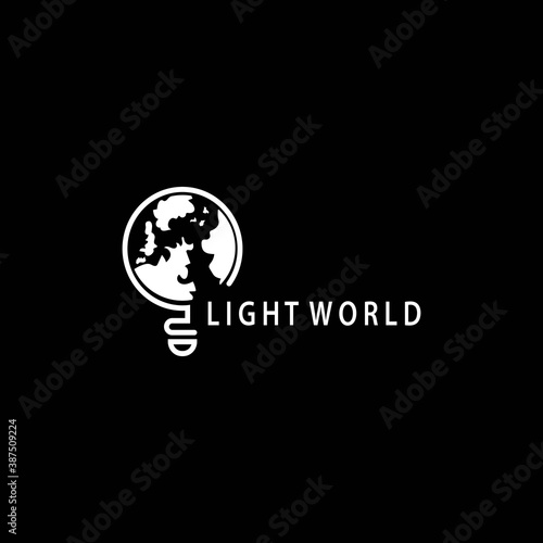 Light world logo template