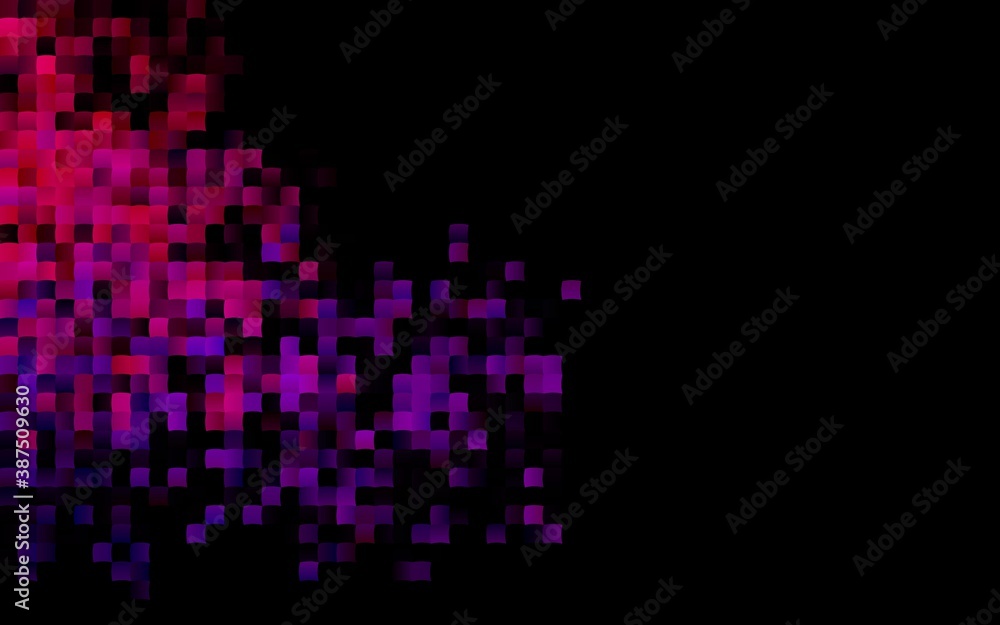 Dark Purple vector cover in polygonal style.