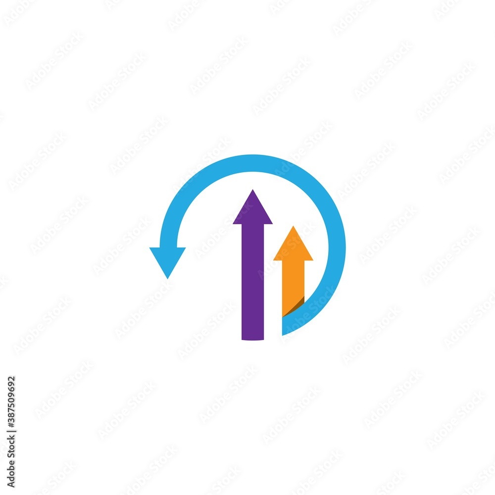 Arrows vector illustration icon Arrows vector illustration icon