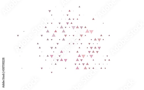 Light Black vector texture in triangular style.