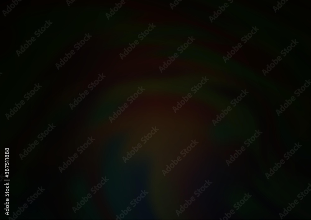 Dark Black vector blurred shine abstract background. Dark Black vector blurred shine abstract background.