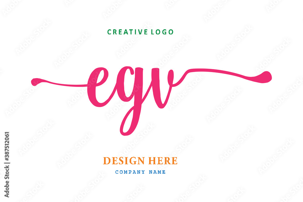 EGV font arrangement logo is simple, easy to understand and authoritativePrint EGV font arrangement logo is simple, easy to understand and authoritativePrint