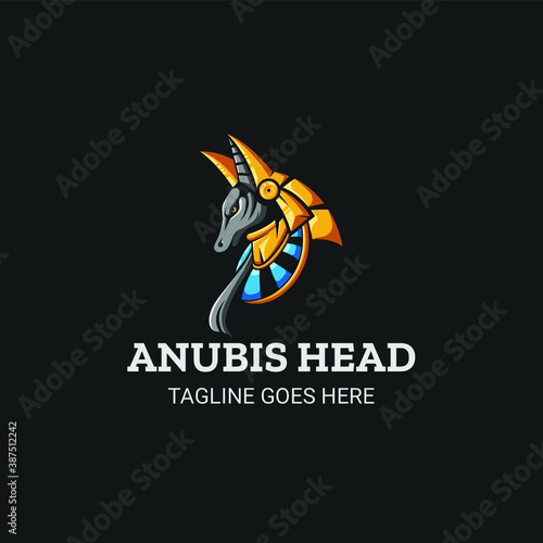 Anubis Head Logo