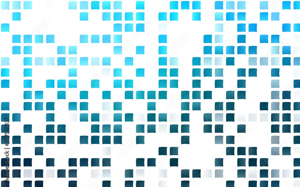 Light BLUE vector template with crystals, rectangles. Light BLUE vector template with crystals, rectangles.