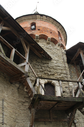 part of the old stone castle building