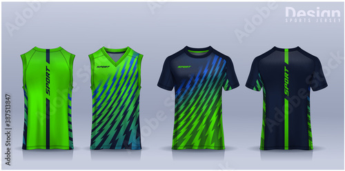 t-shirt sport design template, Soccer jersey mockup for football club, Running singlet,basketball Tank top.