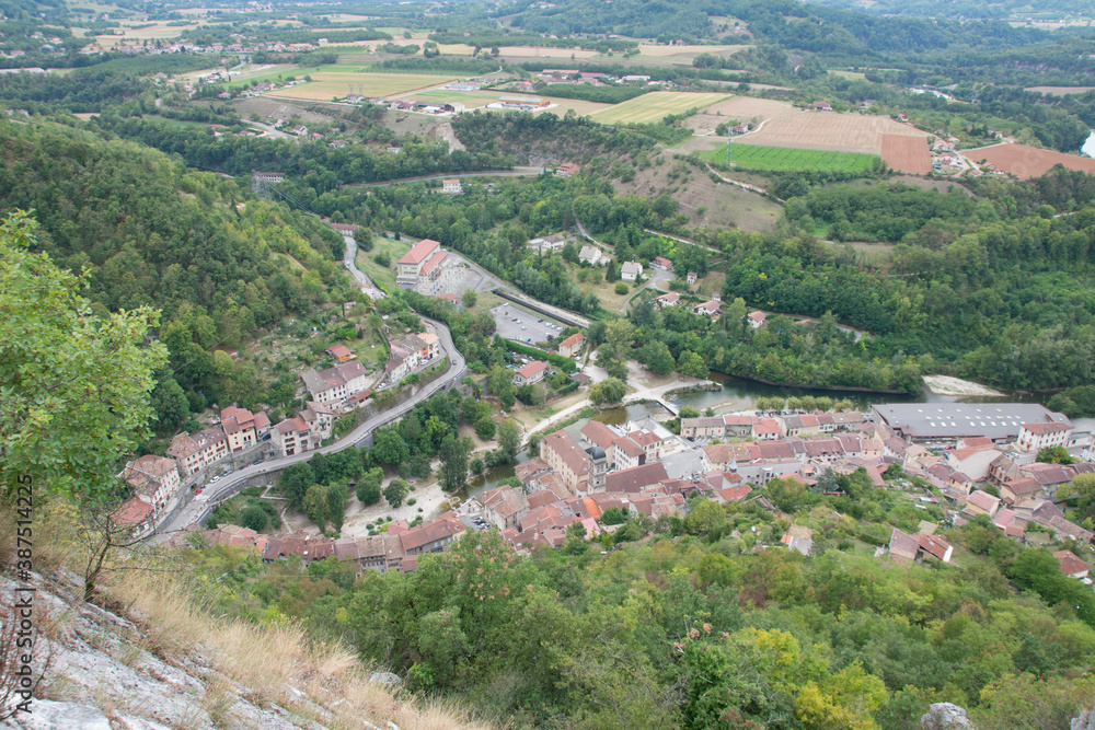 Naklejka premium pont-en-royans