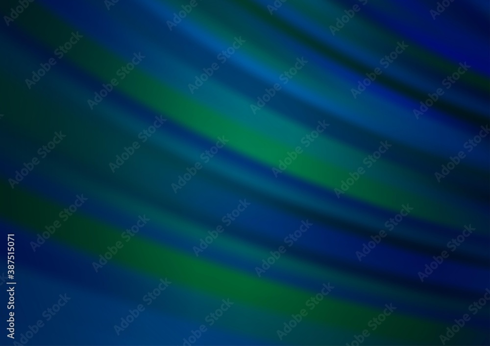 Fototapeta premium Dark BLUE vector pattern with narrow lines.