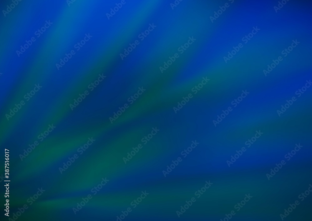 Fototapeta premium Dark BLUE vector bokeh template.